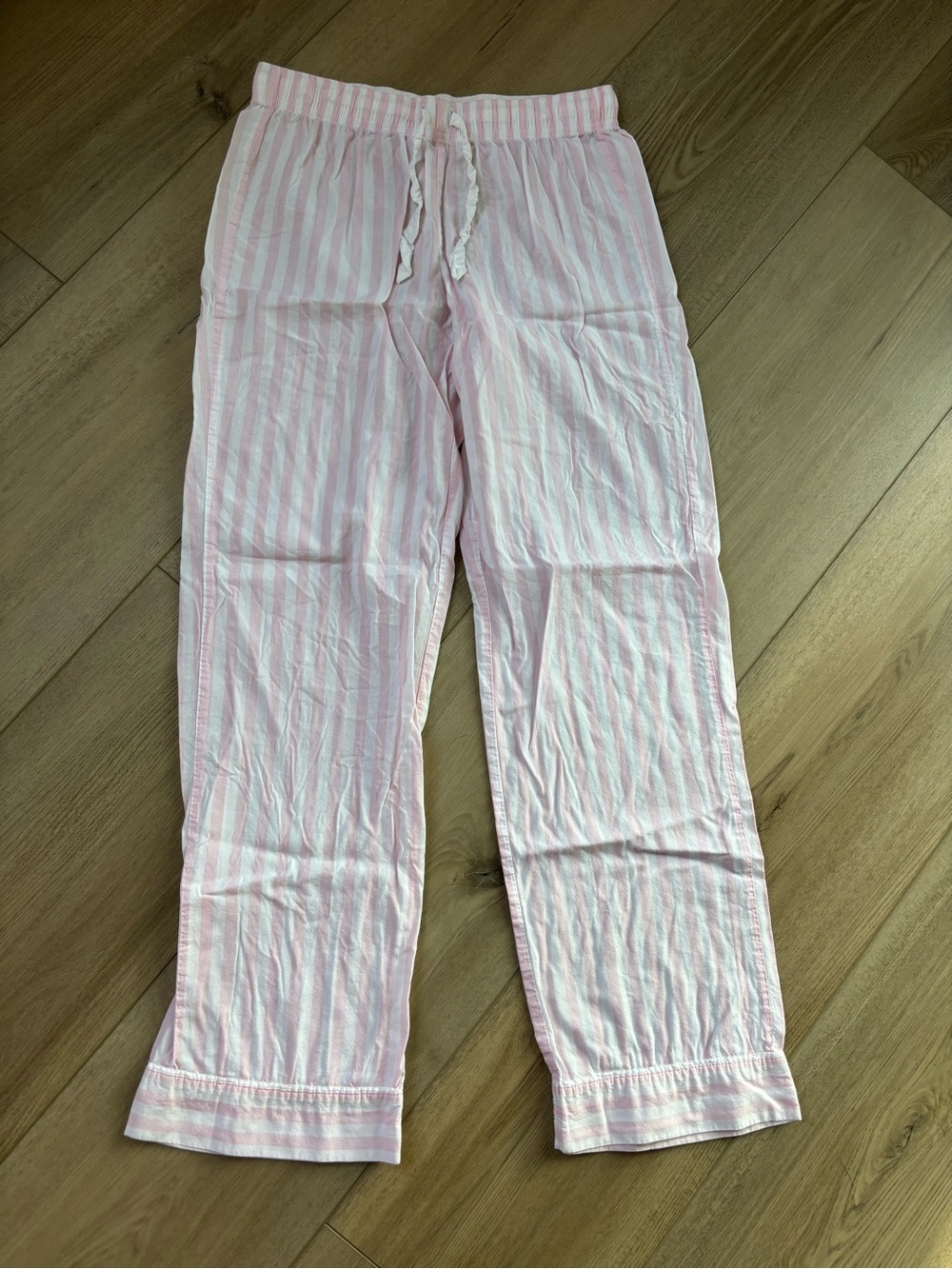 Victoria's Secret Pink & White Striped Lounge Pajama Pants